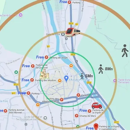 Grande Terrasse Hyper-centre Quiet & Cozy For 2 * فوا